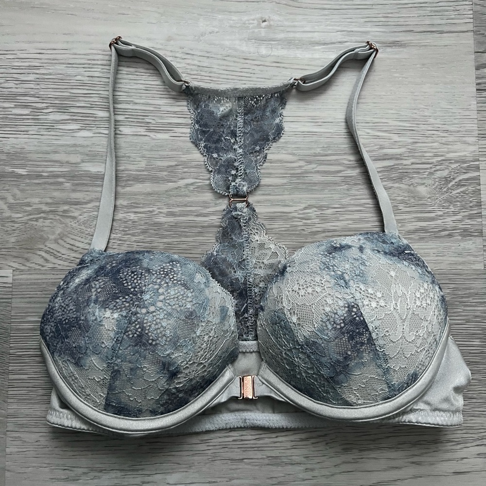 PINK Victoria’s Secret push up racer back lace bra